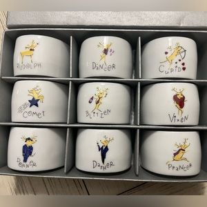 Pottery Barn Reindeer Napkin Rings